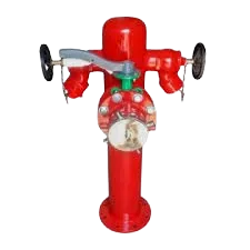 TPFH1 Three Way Pillar Fire Hydrant Wet Barrel Fire Protection Hydrant equipment for Industrial and Municipal Fire Safety — view 2