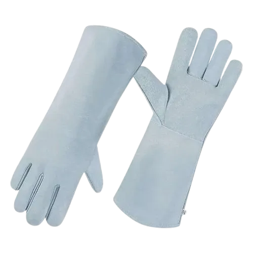 JNM3003 Premium Mechanical & Abrasion & Heat Resistant Industrial Leather Welding Gloves