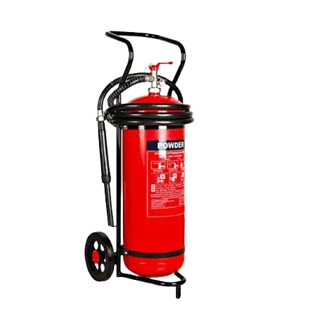 25 KG Wheeled Trolley Dry Chemicals Powder Fire Extinguisher