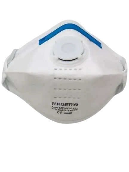 SH2930V FFP3 Chemical Disposable Particulate Respirator Face Mask with Filter