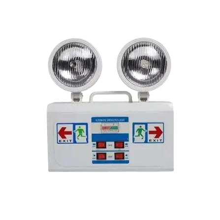 Eurolux EL 268A White Automatic Double Heads LED Rechargeable Emergency Beam Exit Safety Light