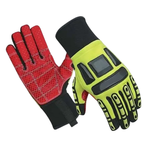 JNM1021 Cut Level 5 Impact & Cut Resistant Mechanical Hazard Safety Leather Work Gloves