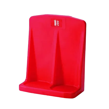 FES92 Fire Extinguisher Stand High Visibility Red Safety Plastic Stand for 1 kg - 12 kg Fire Extinguishers