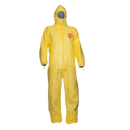 DuPont Tychem 2000 C CHA5 Yellow Chemical Coverall