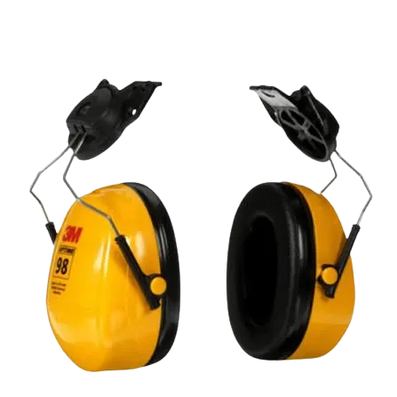 3M Peltor Optime 98 H9P3E Yellow Earmuff For Helmet