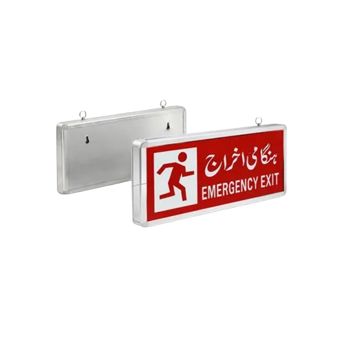 Single Side Red LED Emergency Exit Light with Rechargeable Battery