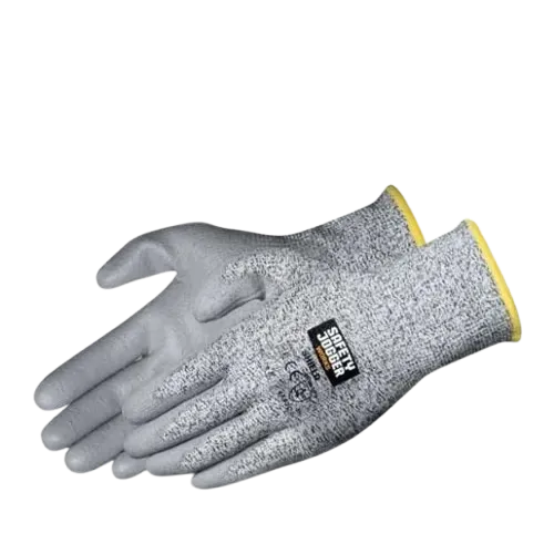 Safety Jogger Shield 4X43C ESD Anti Static Cut Resistant PU Coated High Performance Polyethylene (HPPE) Safety Gloves