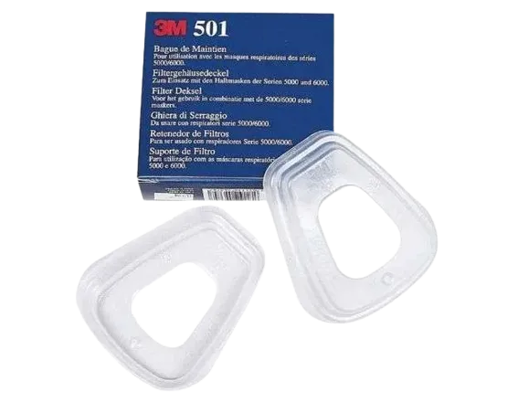 3M 501 Plastic Filter Retainer for Reusable Respirator Mask