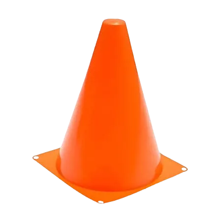 Road Safety PVC Waterproof Orange Cone — view 2