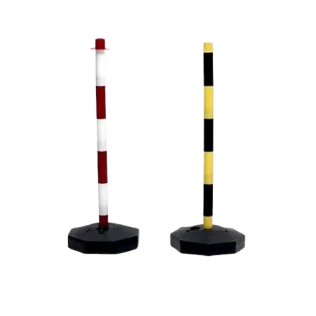 Portable Reflective Polyvinyl Chloride PVC Traffic Safety Post Cone Delineator — view 2