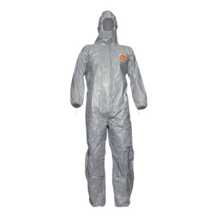 DuPont Tychem 6000 F Abrasion & Puncture Resistance Grey Chemical Safety Coverall