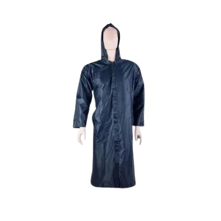 Blue Parachute Washable Waterproof Adult Wear Raincoat