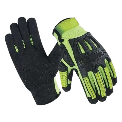 JNM1019 Impact & Heat Resistant Mechanical Hazard Safety Leather Work Gloves