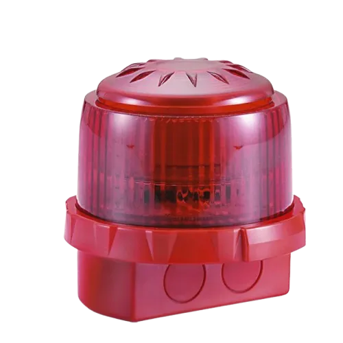 Context Plus Red Light 103dBa Polycarbonate Lens Water Resistance Emergency and Fire Equipment