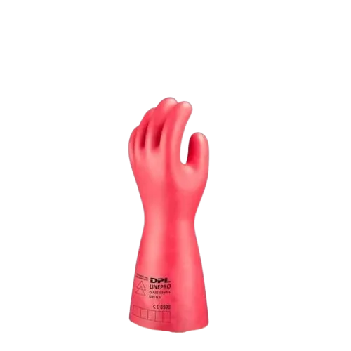 DPL Linepro 500 Volts Electrical Insulated Class 00 Waterproof Rubber Gloves