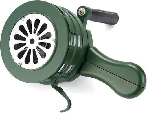 Hand Crank Siren Horn Manual Aluminum Alloy Emergency Warning Siren — view 3