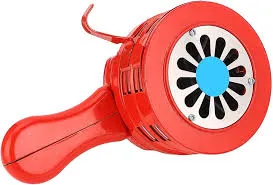 Hand Crank Siren Horn Manual Aluminum Alloy Emergency Warning Siren — view 4