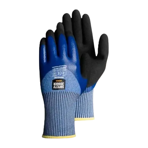 Safety Jogger PROTECTOR 4X44C Cut Resistant HPPE Glove With Double Nitrile Coating Safety Gloves