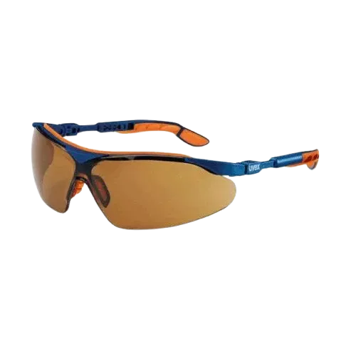 Uvex I-VO Scratch Resistant & Chemical Resistant Polycarbonate Clear Lens Safety Spectacles