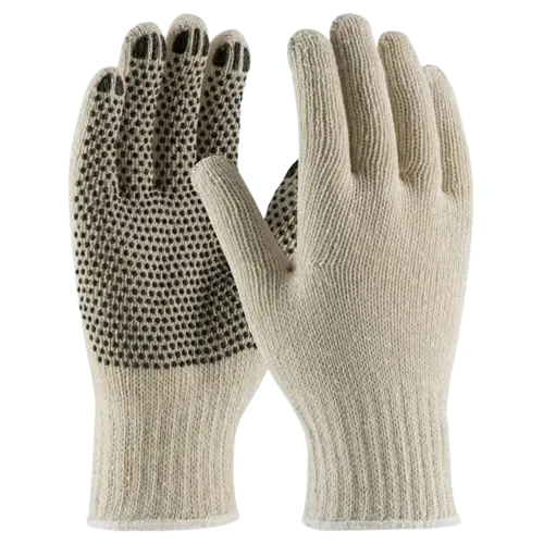 Safeyear FL7259 PVC Polka Dotted Knit Cotton Work Gloves
