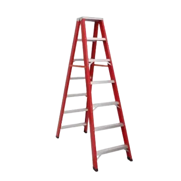 High Quality Insulated Fiberglass A-Type Aluminum Step Domestic Ladders