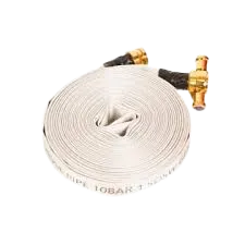 1.5 Inch Fire Hose Pipe with Brass Coupling 30 Meter Firefighting Hose