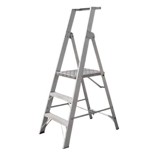 Heavy Duty Industrial Aluminum A-Type Folding Ladder With Work Platform