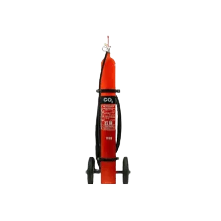 Naffco NTC10X 10 Kg Carbon Dioxide CO2 Fire Extinguisher With Trolley