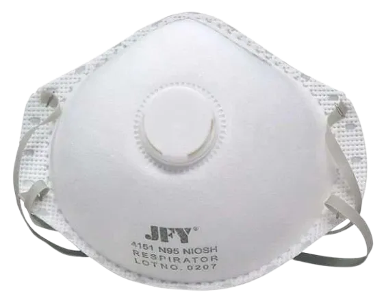 JFY 4151 N95 Chemical & Dust Respirator Face Mask with Filter — view 2