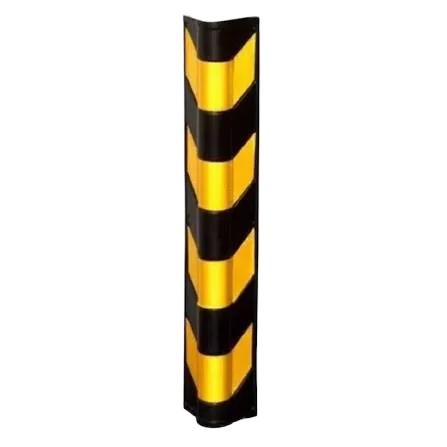 Besto Reflective PC 002 Rubber Column Guard Wall D Shape Protector — view 2