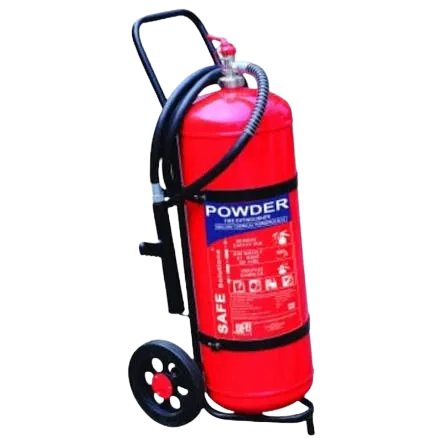 50 KG Dry Chemicals Powder Fire Extinguisher Wheeled Trolley
