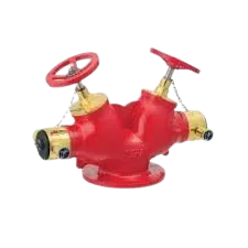 Newage ICLV 01 Brass Two Way Headed Hydrant Fire Fighting Safety Valve