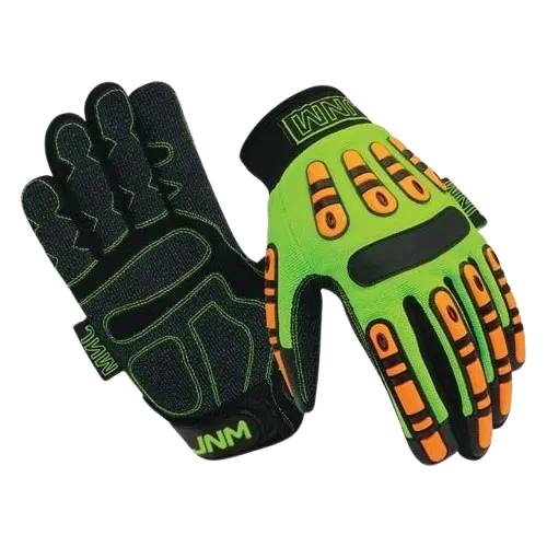 JNM1015 Cut Level 5 Impact & Cut Resistant Mechanical Hazard Safety Leather Work Gloves