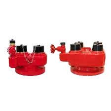 FBS23 Fire Brigade Connection Siamese Breeching Inlet Fire Hydrant System Water Supply Connector 2 way or 4 way — view 2