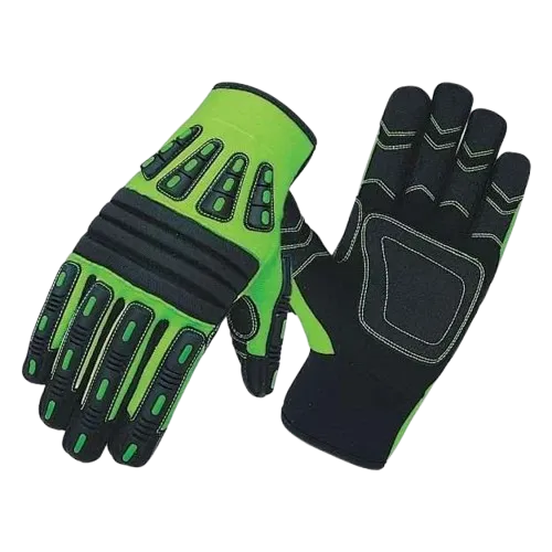 JNM1016 Cut Level 3 Impact & Cut Resistant Mechanical Hazard Safety Leather Work Gloves
