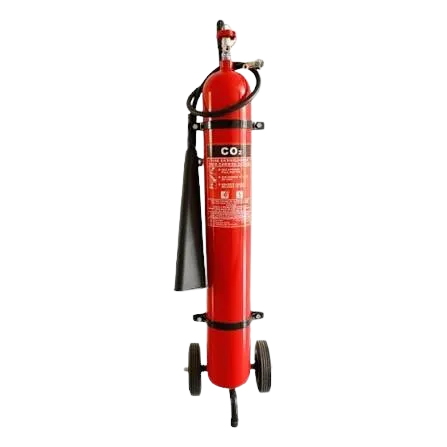 10 Kg Carbon Dioxide CO2 Fire Extinguisher With Wheeled Trolley