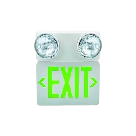 Combinational Exit Light LX 7501LG/R Green and Red LED Exit Sign with Emergency Backup Light
