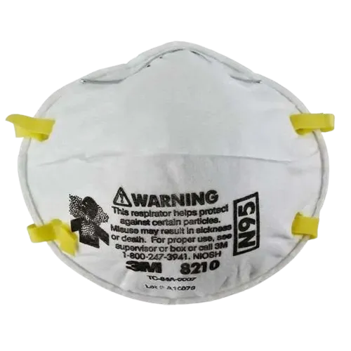 3M N95 8210 Dust Particulate Respirator Face Mask — view 2