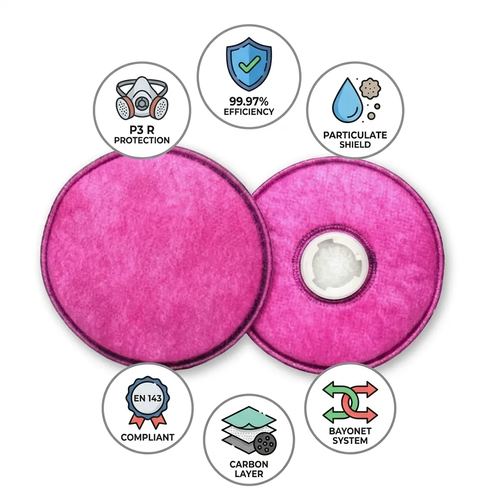 Polygard 2000 P3 R Particulate Filter — view 2