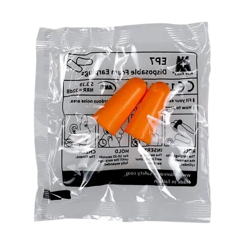 Blue Eagle EP7 Noise Cancelling Uncorded Disposable Polyurethane Foam Earplug