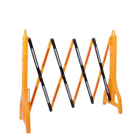 Folding and Expandable Plastic Road Safety Barricade Traffic Control Barrier — view 2