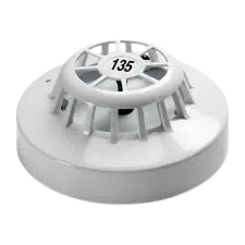 Context Plus Heat Detector 135°F Series 65A Flame Retardant Emergency Alarm With Flashing LED