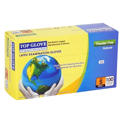 Latex Examination Powder Free Surgical Disposable Gloves — view 2