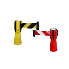 Retractable Traffic Cone Topper Warning Barrier Belt — view 2