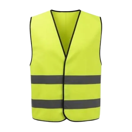 Reflective 120GSM Polyester Yellow Safety Vest