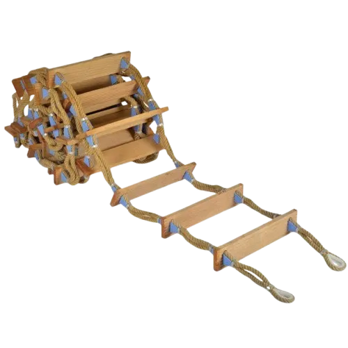 Safety Outdoor Manila Climbing Rope Ladder