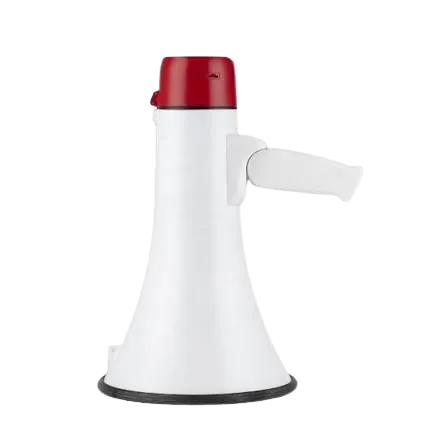 High Power Portable Handheld Megaphone 8MLS ABS Plastic Loud Speaker