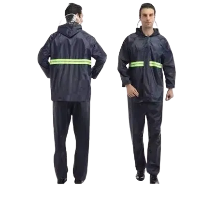 High Quality GG435 PVC Waterproof Hood & Cap Reflective Strip With Eye Catching Rain Suit
