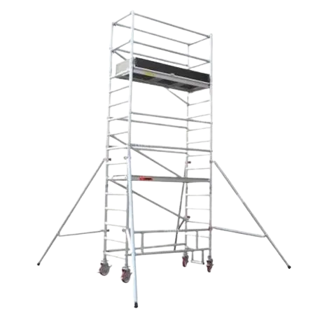 Heavy Duty 2mm Aluminum Alloy Portable Scaffolding Working Mobile Tower Ladder