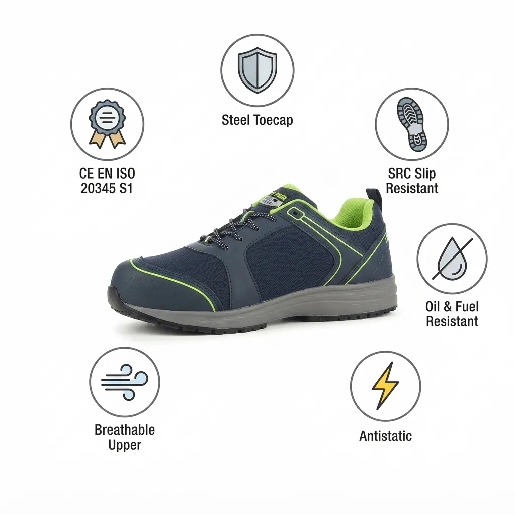 Safety Jogger BALTO S1 SRC Slip Resistant Safety Shoes